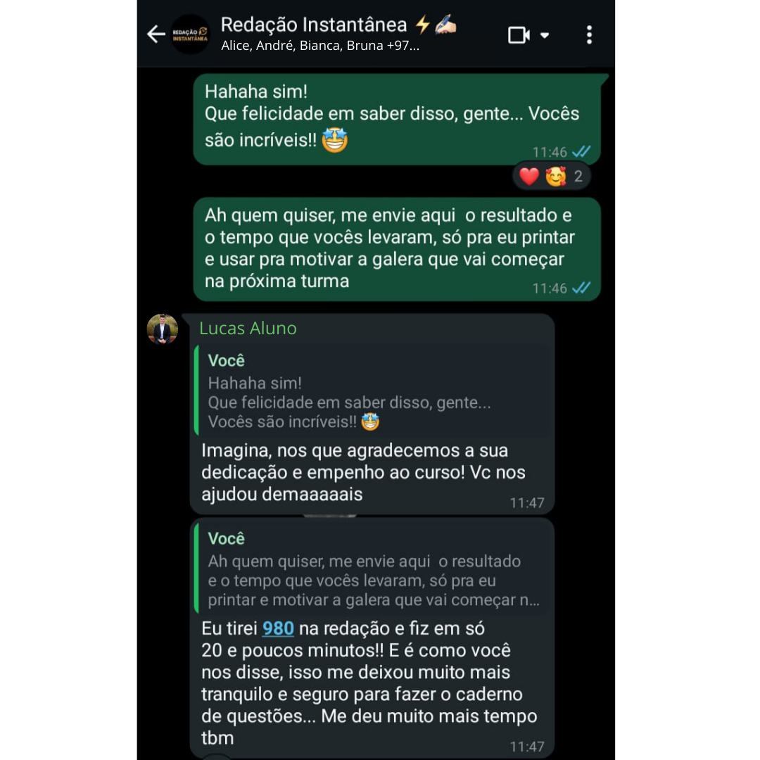 Alice, André, Bruna,